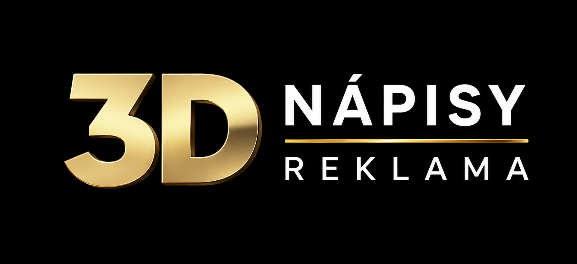 3D nápisy a dekorace na míru